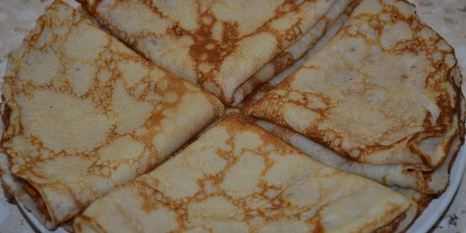 Рецепт вкусных блинчиков на молоке