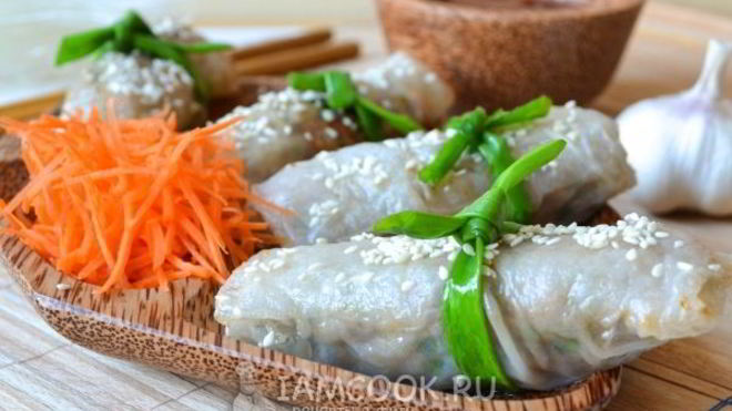 Рецепт Вьетнамских блинчиков Нэм