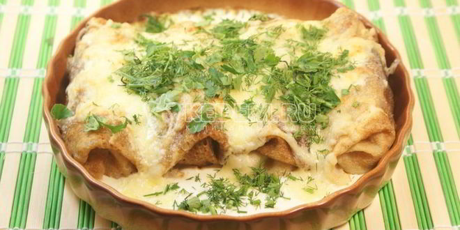 Рецепт запеченных блинов