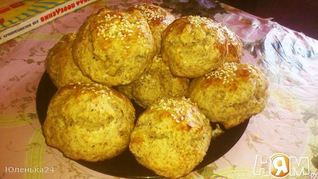 Рецепт Банановых булочек с кунжутом