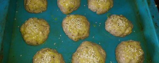 Шаг 8: банановых булочек с кунжутом