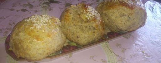 Шаг 9: банановых булочек с кунжутом