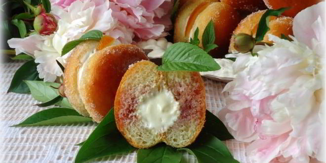 Рецепт булочек персики