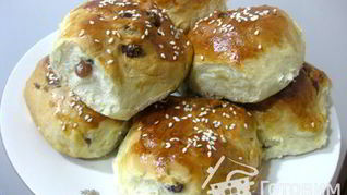Рецепт Булочек с изюмом