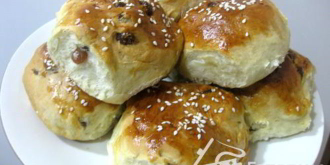Рецепт булочек с изюмом