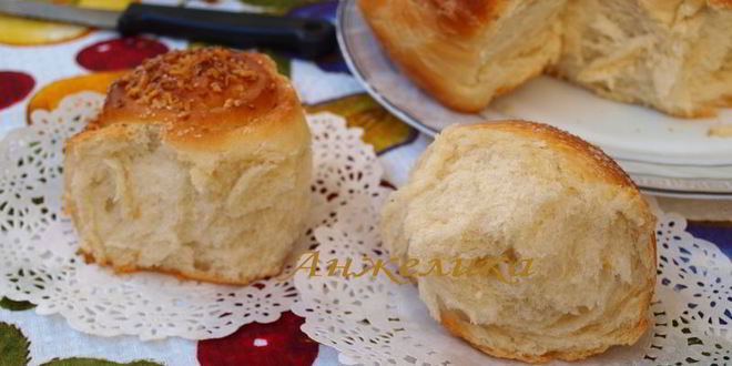 Рецепт булочек с кокосовой стружкой