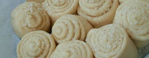 Шаг 4: булочек с кокосовой стружкой