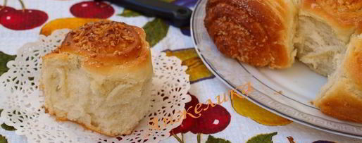 Шаг 5: булочек с кокосовой стружкой