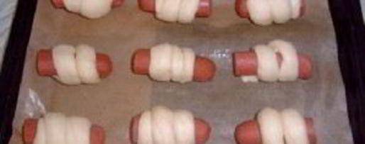 Шаг 11: булочек с колбасой