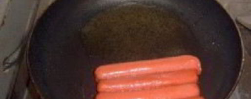 Шаг 6: булочек с колбасой