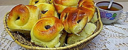 Шаг 9: булочек с курагой из дрожжевого теста