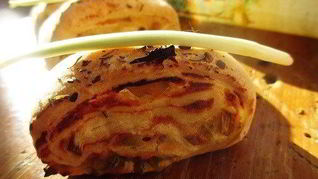 Рецепт Булочек с творогом и черемшой