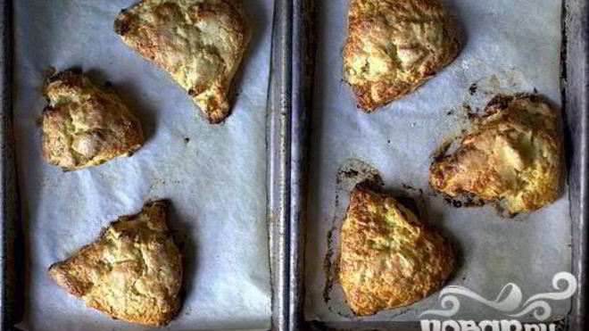 Рецепт Булочек с яблоками и сыром Чеддер