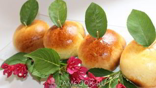 Рецепт Булочек Яблочки