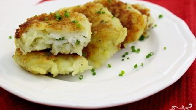 Рецепт Картофельных пампушек с творогом