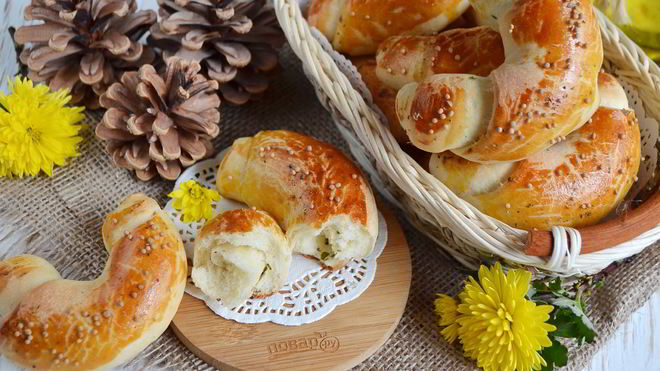 Рецепт Круассанов-рогаликов с прованскими травами