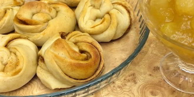 Рецепт мягких сливочных булочек с корицей