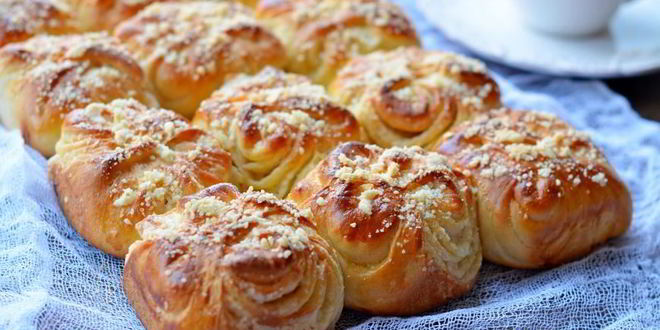 Рецепт слоеных булочек