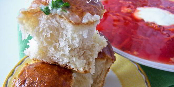 Рецепт украинских пампушек с чесноком