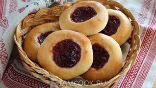 Рецепт Ватрушек с вареньем