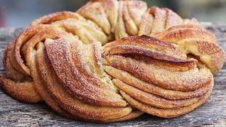 Рецепт Эстонской булочки с сахаром