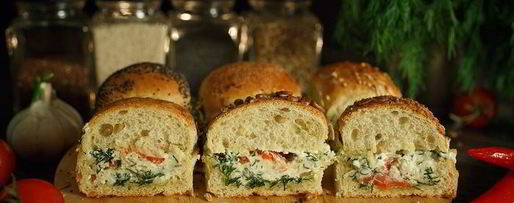 Шаг 12: зерновых булочек-пампушек с сырно-чесночной начинкой