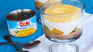 Рецепт Ананасового чизкейка-парфе