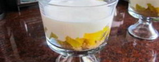 Шаг 3: ананасового чизкейка-парфе