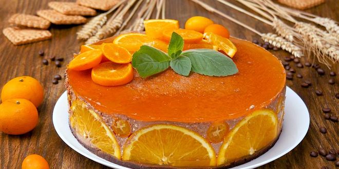 Рецепт апельсинового чизкейка