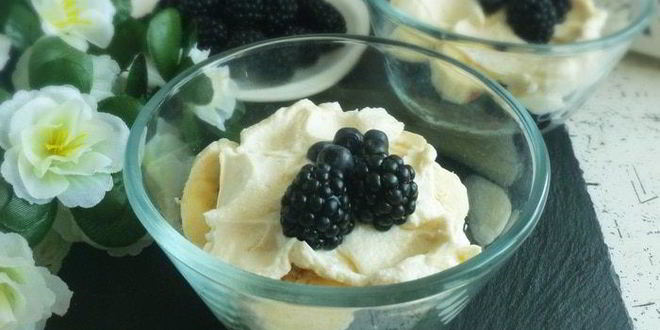 Рецепт чернично-ежевичного чизкейк