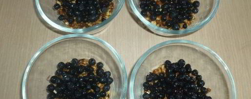 Шаг 3: чернично-ежевичного чизкейк