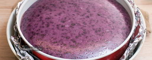 Шаг 6: черничного чизкейка