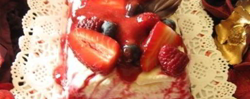 Шаг 2: чизкейка белого шелк