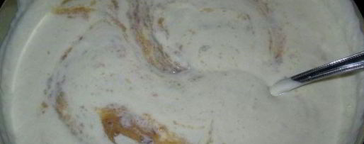 Шаг 8: чизкейка без выпечки с карамелью