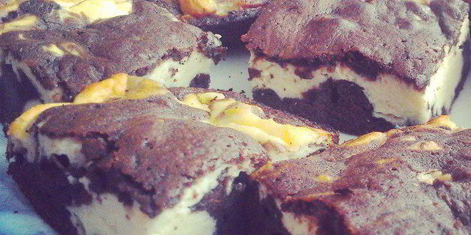 Рецепт чизкейка брауни