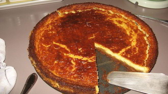 Рецепт Чизкейка из Маскарпоне с апельсновой цедрой