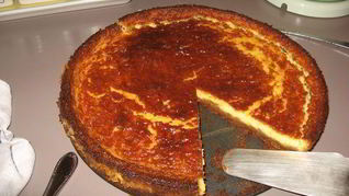 Рецепт Чизкейка из Маскарпоне с апельсновой цедрой