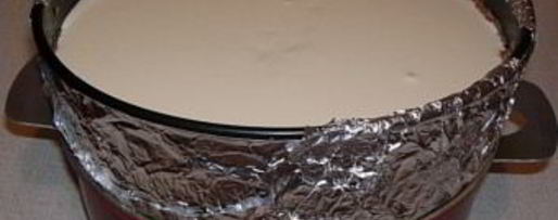 Шаг 5: чизкейка из рикотты с выпечкой