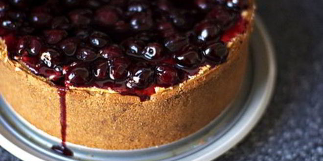 Рецепт чизкейка нью-йорк с вишней и крекером