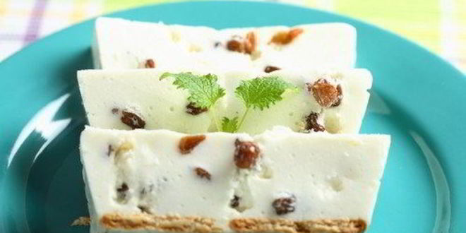 Рецепт чизкейка с изюмом