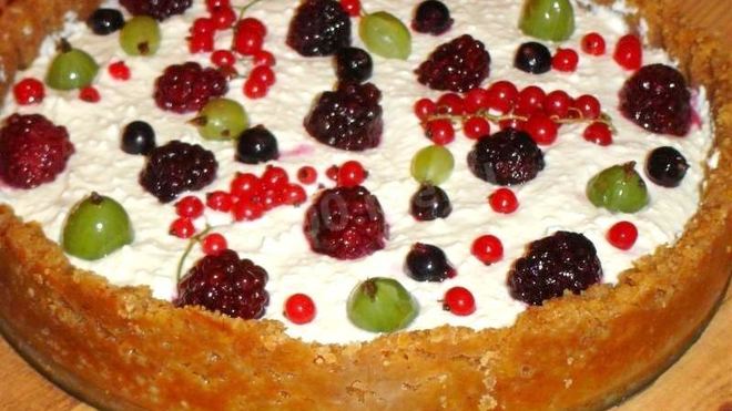 Рецепт Чизкейка с летними ягодами