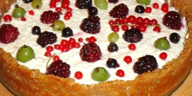 Рецепт чизкейка с летними ягодами