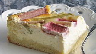 Рецепт Чизкейка с ревенем