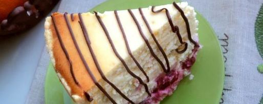 Шаг 9: чизкейка с вишней