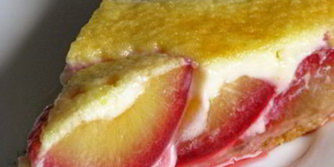 Рецепт чизкейка со сливой