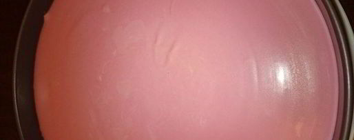 Шаг 9: холодного розового чизкейка