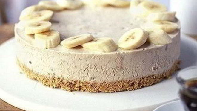 Рецепт Легкого бананового чизкейка с творогом