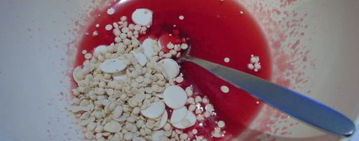 Шаг 3: малинового чизкейка с двумя видами шоколада