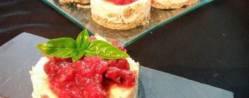 Шаг 6: мини-чизкейков с томатным мармеладом