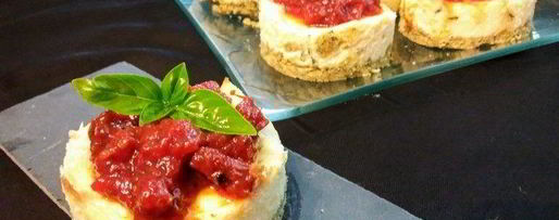 Шаг 8: мини-чизкейков с томатным мармеладом